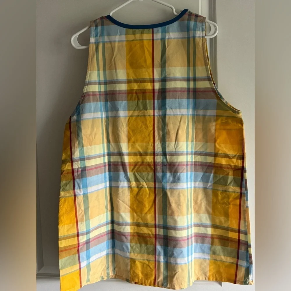 Minions Plaid Apron - Yellow and Blue